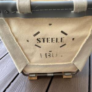 Steel Canvas Basket 1BU スチール　キャンバス　バスケット