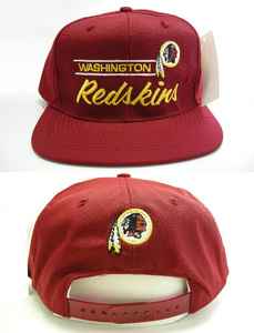 NFL ワシントン レッドスキンズ Redskins 90s VINTAGE デッドストック ビンテージ スナップバック キャップ CAP