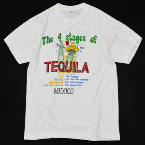 00s vintage mexico the 4 stages of tequila メキシコ 酒 テキーラ Tシャツ size.M