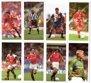 1994 Barratt Premier Players 48枚コンプ Cantona Giggs Schmeichel Ince Shearer Sharpe Wright Adams Cole Rush Fowler Ferdinand