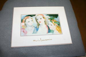 マリー・ローランサン Marie Laurencin　　複製画　　21cm×16cm