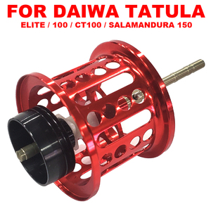 赤 ダイワ タトゥーラ DAIWA TATULA 100 ベイトリール 浅溝スプール シャロースプール ベイトフィネススプール 金属製