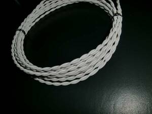 #8m high grade specification type # non-circulation non plating high purity copper. twist single wire cable #8m pair 1 set limited goods 