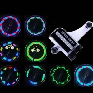 LED自転車ホイールライト タイヤライト 事故防止 30種類の明るいパターン