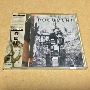 R.E.M.／ドキュメント　32DP-842 1987年盤