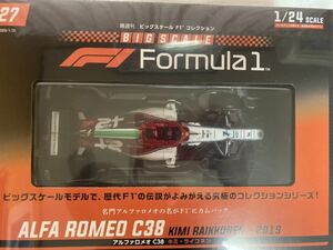 デアゴスティーニ 隔週刊 ビッグスケールF1コレクション vol.27 1/24 アルファロメオ C38 フェラーリ #7 キミ・ライコネン