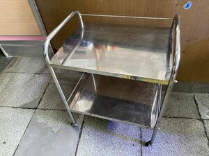  made of stainless steel push car working bench with casters .2 step 