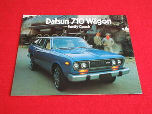 ●　DATSUN　710 WAGON　左H　1975　昭和50　カタログ　●