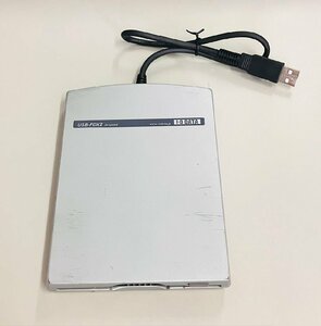 YXS275★中古動作品★I-O DATA FDDユニット　USBフロッピーディスクドライブUSB-FDX2