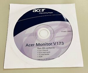 2YXS649★現状品★acer Monitor V173　ソフトウェア