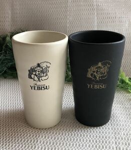 【越後水草】◆新品未使用◆Premium YEBISU エビス特製◆陶器製 鈴の音を奏でるビアマグ 2個セット 非売品