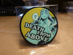 【未使用】WGW 美少女パッチ 「DEATH FROM ABOVE」 ミリタリーワッペン パッチ サバゲーパッチ 