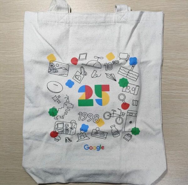 Googleストア創立25周年トートバッググーグルカバン 2セット