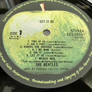 The Beatles★中古LP国内盤「ビートルズ～レット・イット・ビー」の画像5