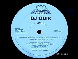 ★☆DJ Quik「Well Feat. Mausberg, Raphael Saadiq」☆★5点以上で送料無料!!!