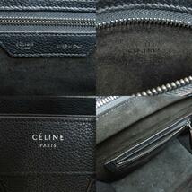 CELINE セリーヌ ラゲージマイクロ ハンドバッグ カーフ レディース 中古_画像6