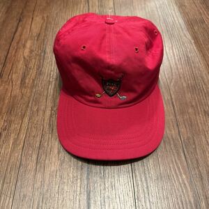 90s ralphlauren カナダ製　polo golf キャップ　帽子/ラルフローレン