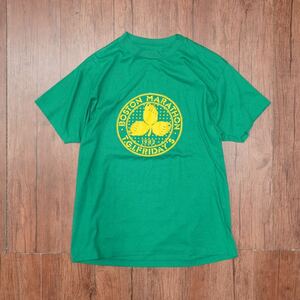80s hanes Tシャツ　L/boston marathon t.g.i.fiiday's