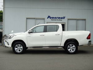 WIN062 ハイラックス GUN125 オーバルサイドステップ ステンレス製 サイドバー サイドバンパー 楕円 前期 後期 HILUX 