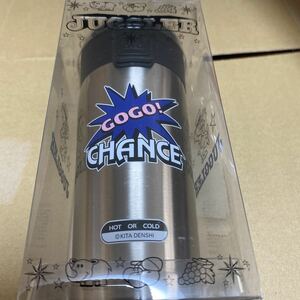 JUGGLER ジャグラー蓋付きボトル　360ml タンブラー　水筒　スロット　シルバー　GOGO Chance 送料510円〜