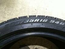 T317 255/35R18 NANKANG WINTER SAF WS-１冬タイヤ 溝有り良品 中古売切り2本SET 法人向け送料安_画像6