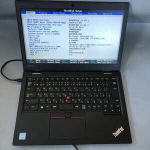 JXJK3564 【ジャンク】Lenovo ThinkPad L390 /Core i5-8265U 1.60GHz/ メモリ:8GB / sSD 256GB/カメラ /動作未確認/BIOS確認済