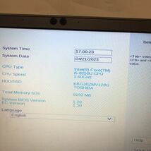 JXJK2953【ジャンク】Toshiba G83/M /Core i5-8250U 1.60GHz/メモリ 8G/SSD 128GB/動作未確認/BIOS確認済_画像4