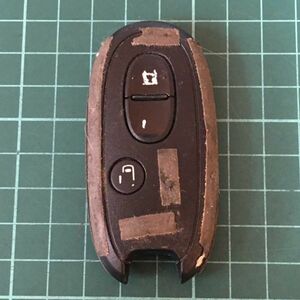 SU11337 点灯スズキ 純正 AA0080スマートキーレス パレット ソリオ ルークス等 MA15S 日産 スライド ３ボタン