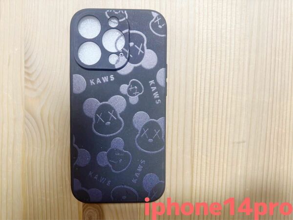 KAWS iPhoneケース スマホケース iphone14Pro ブラック