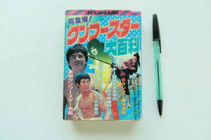 2613 ケイブンシャの大百科 166 【総登場！クンフースター大百科】 S.58 初版 ジャッキーチェン　リーリンチェイ　ブルースリー 最終出品