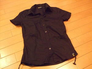 良品即決☆NAUTICA JEANS　COMPANY半袖シャツ☆ネイビーS