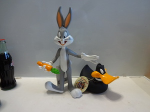 バックスバニー＆Daffy Duck ルーニーチューンズ Loouey Tunes ワーナーブラザース 未使用品 デッドストック 古い物です。