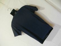 ssy6443 ユニクロ UNIQLO 半袖 Tシャツ ダークネイビー ■ 無地 ■ クルーネック シンプル インナー サイズチェスト88-96_画像4