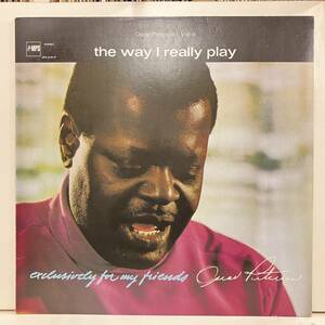 ●230828即決LP Oscar Peterson オスカー・ピーターソン Way I Really Play 日本盤 UPS2101P 帯無ライナー付き