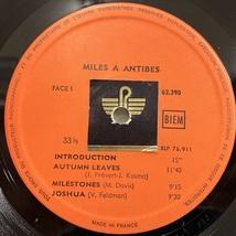 ●即決LP Miles Davis / Miles A Antibes 62390 j37845 仏オリジナル、Mono マイルス・デイヴィス _画像3