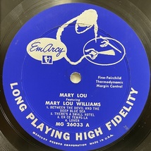 ●即決LP Mary Lou Williams / Mary Lou mg26033 j37904 米オリジナル、10インチ Dg Mono メアリー・ルー・ウィリアムス_画像3