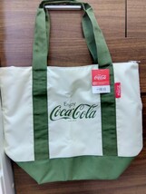 Coca-Cola　コカ・コーラ　トートバッグ　グリーン　未使用品_画像1