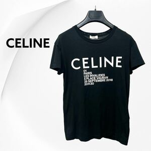 CELINE Celine хлопок Logo принт короткий рукав футболка женский X237375E