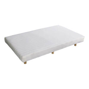  new departure .. taking in . construction simple! about good elasticity with legs roll mattress ( bonnet ru coil spring ) double size LRM-01D-WH white 