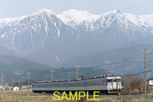 ☆90～00年代鉄道10jpgCD[169系長野色(飯田線伊那松島駅付近、伊那本郷～七久保駅～高遠原)]☆