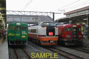 ☆90～00年代鉄道8jpgCD[455系磐越西線色・東北色3・6連(磐越西線会津若松駅～広田)]☆