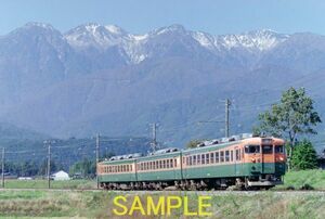 ☆90～00年代鉄道13jpgCD「165系神領車3連伊那松島運輸区撮影会展示車回送その1」☆