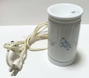  aroma lamp ceramics outlet type white heat lamp attaching angel . lavender used / Showa era 