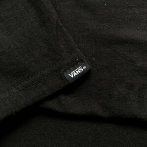 USA古着 VANS バンズ 半袖Tシャツ メンズ XLサイズ ストリート スケボー サーフ プリント シンプル ブラック ロゴ アメリカ仕入 T2286の画像9