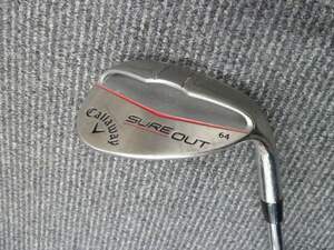 中古クラブ　ウェッジ　キャロウェイ　★　SURE OUT WEDGE　★　KBS TOUR90　WEDGE　64°