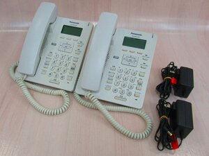 Ω XI2 6226 保証有 Panasonic パナソニック IP電話機 KX-HDV130N(白) 2台セット AC付 ・祝10000！取引突破！