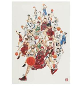 完売品【日本製 未開封品 井上雄彦 スラムダンクA全ポスター原画デザイン/限定品 漫画 映画 アニメ slam dunk 井上雄彦