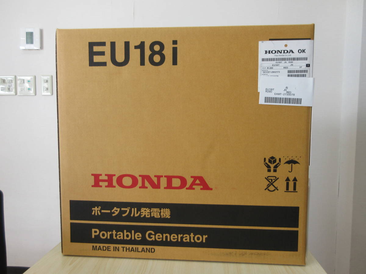 21565 新品未使用未開封HONDA ホンダポータブル発電機EU18i Portable