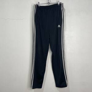 送料無料☆adidas☆アディダス☆サイドスナップボタントラックパンツ☆バスパン☆黒☆S