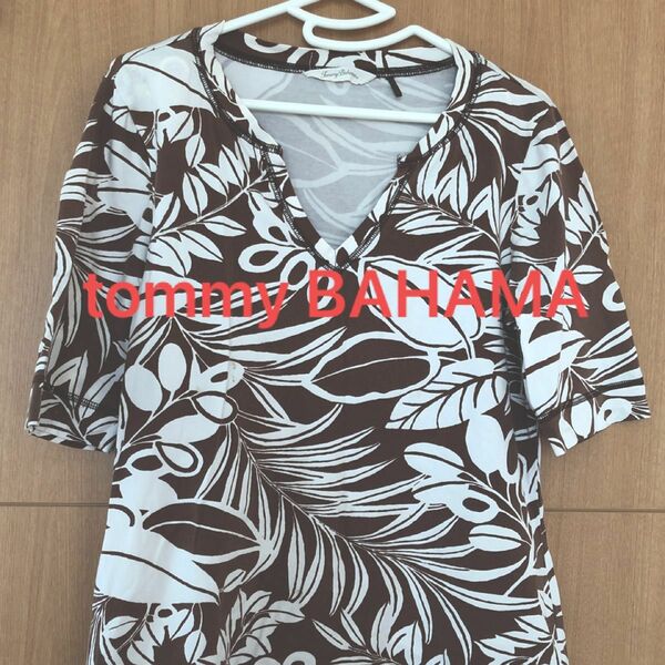 【お値引き】Tommy BAHAMA レディース　カットソー　プリントTシャツ